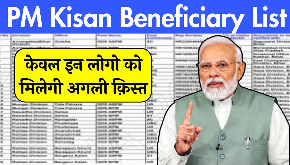 PM Kisan Beneficiary List : पीएम किसान योजना की लाभार्थी सूची जारी - प्रधानमंत्री किसान सम्मान निधि योजना