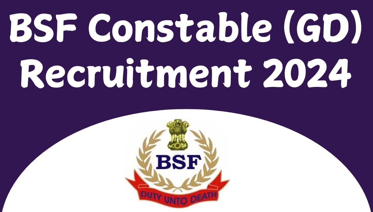 BSF Constable (GD) Recruitment 2024 : for Sports Quota, Apply Online Link!